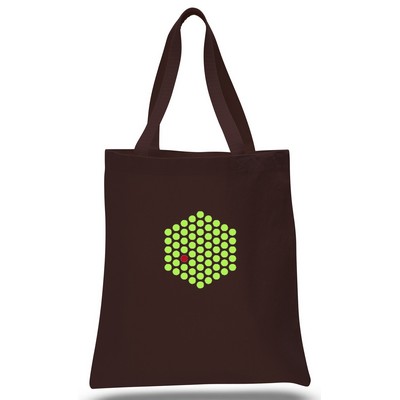 Promo Canvas Tote--Black--1-Color Imprint