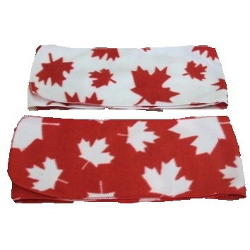 Canadian Made Premium Youth Patriotic Fleece Scarf