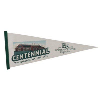 Premium Felt Strip Pennant (12"x30") Four Color Process Imprint