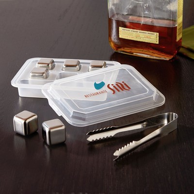 Stainless Steel Ice Cube Tray Set