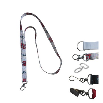 5/8" Dye-Sublimated Lanyard