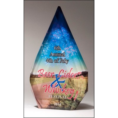 Sublimatable Diamond Acrylic Award (4.25"x7.875")