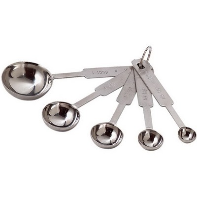 5-Piece Stainless Steel Measuring Spoon Set