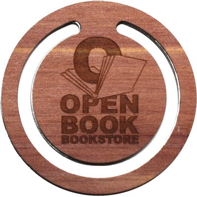 Wooden Bookmark Circular (LANGLEY)