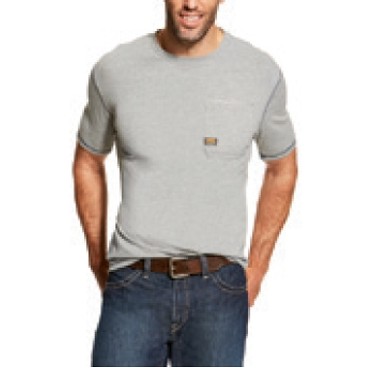 Ariat® Rebar™ Workman Men's Heather Gray T-Shirt