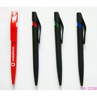 Matte Finishing Plastic Retractable Pen