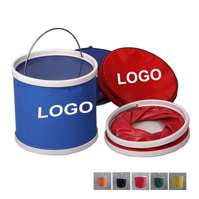 Folding Buckets With Zipper Bag