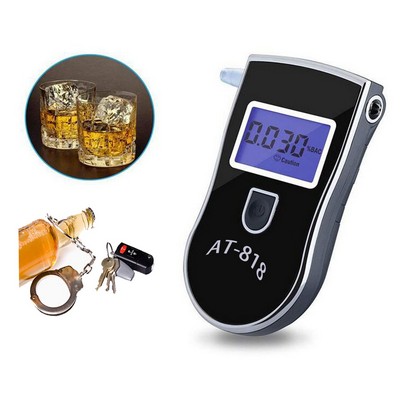 Portable Breath Alcohol Tester l LCD Screen Include 5 Mouthpieces