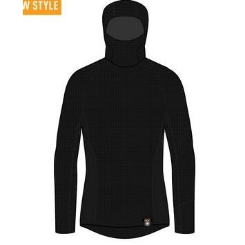 Rebar® Gridwork Balaclava Baselayer Black Long Sleeve Shirt