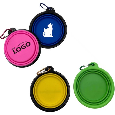 Collapsible TPE Pet Bowl MOQ 100PCS