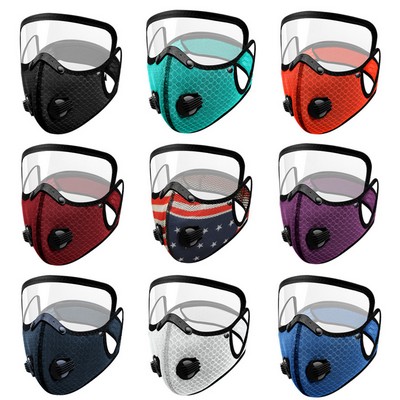 Cycling Protective mask, Sports mask, Filter, dustproof and Warmth mask, Protective Lens Detachable