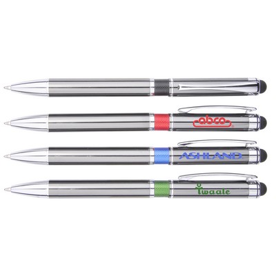 Aluminum pen with Stylus