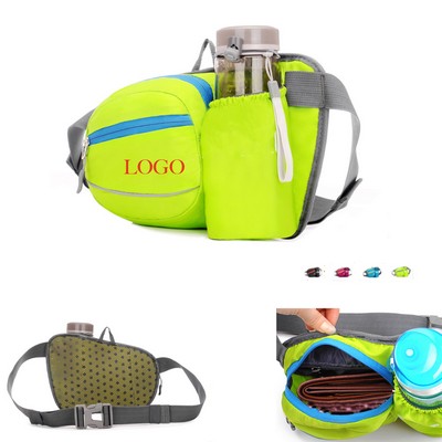 Hiking Waist Bag Fanny Pack with Water Bottle Holder