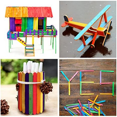 DIY Colored Wooden Craft Sticks