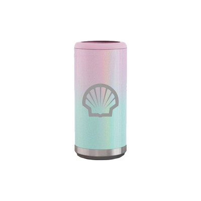 12 Oz. Ombre Seablush Stainless Steel Skinny Can Cooler