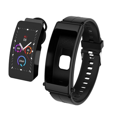 2 in 1 Smart Bracelet Wireless Headphone Silicone Belt