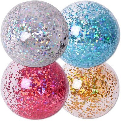 Inflatable Glitter Beach Balls