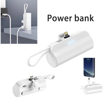 5000mAh Ultra Compact Portable Phone Charger Power Bank