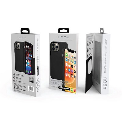 iPhone 12 Pro Max Case - Nano Silicone, Black (Case of 48)