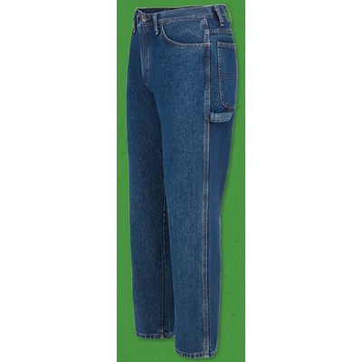 Bulwark™ Men's Pre-Washed Denim Dungaree w/Insect Shield - Blue Denim