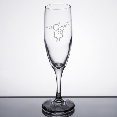 Deep Etched or Laser Engraved Libbey® 3794 Embassy 4.5 oz. Flute Glass