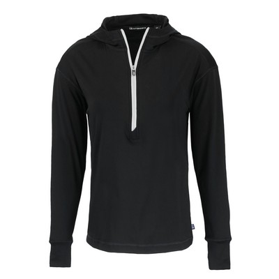 Cutter & Buck Daybreak Eco Recycled Womens Half Zip Hoodie