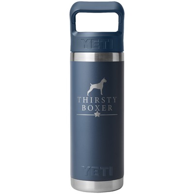 YETI® Rambler® 18 Oz Bottle With Color-Matched Straw Cap