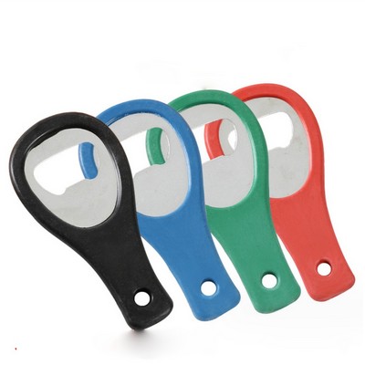 3 3/4" Plastic Tennis Racket Shape Bottle Opener