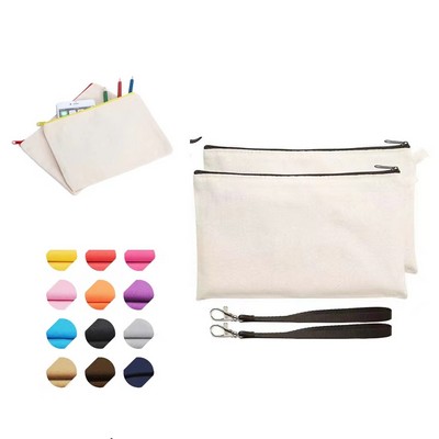 Canvas Multi Purpose Organizer Zipper Pouches