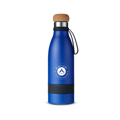 19 oz. Double Wall Vacuum Bottle with Cork Lid