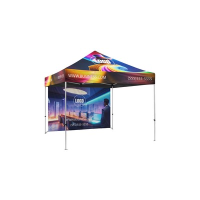 Recycled Pop up tent 10 ft wall 1-sided printing