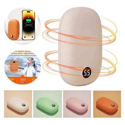 Digital Display Rechargeable Hand Warmers with Power Bank