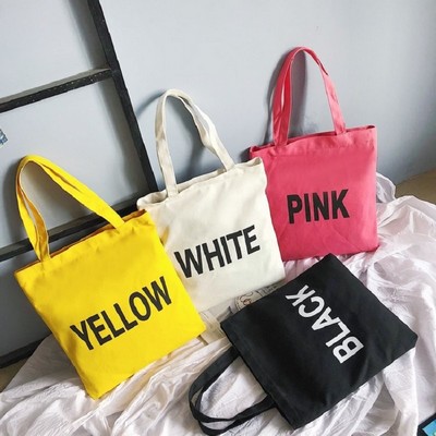 Canvas Single-shoulder Crossbody Tote Bag Accept Customization