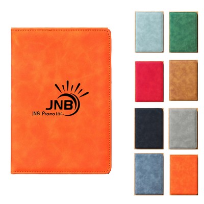 PU Leather A5 Lined Journal Notebook