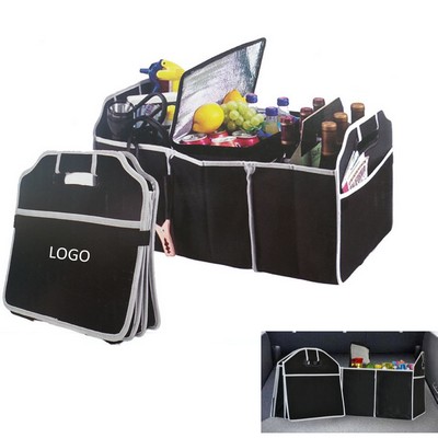 Organized Cargo Organizer with Cooler Bag