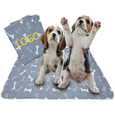 Polyester Reusable Washable Pee Pads For Dogs