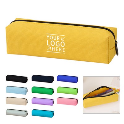 Rectangular pencil Cases with zipper