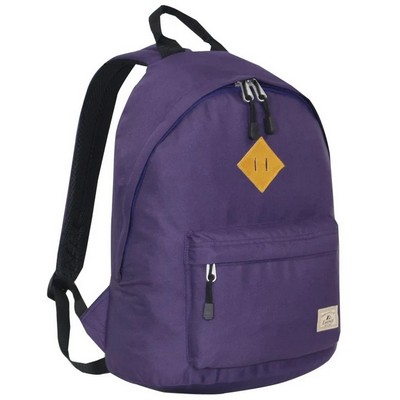 Everest Vintage Backpack Book Bag w/Padded Mesh Straps