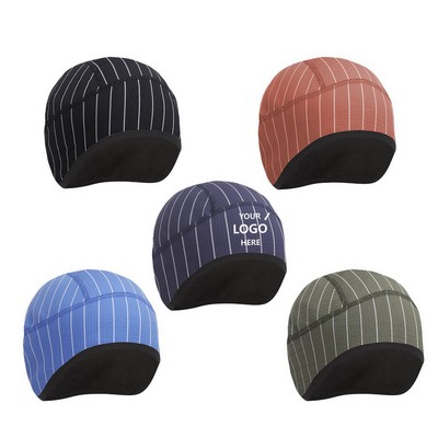 Winter Fleece Lined Helmet Warm Cap