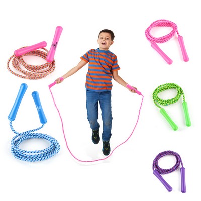 Kids Color Woven Rope Skipping