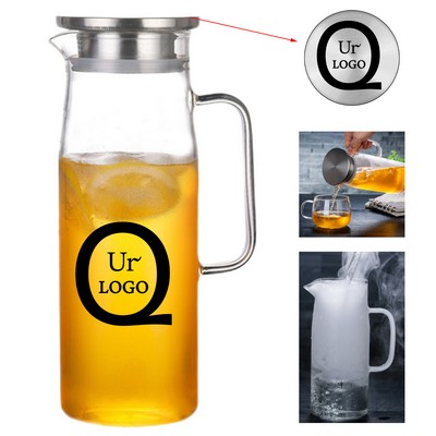 33.8 Oz Glass Cold Kettle