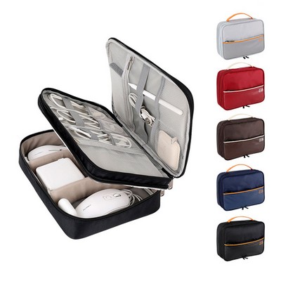 Portable Travel Electronics Storage Organizer Bag