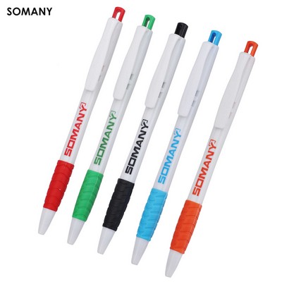 Plastic Click Top Ball Point Pen