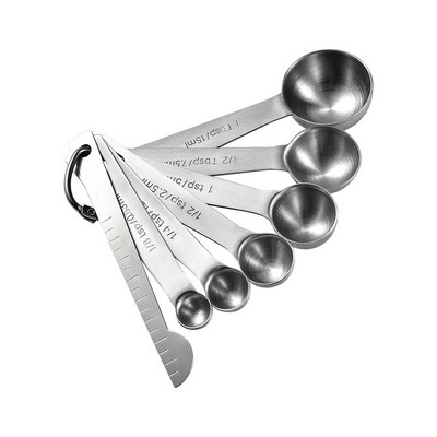 7 Piece Stainless Steel Measuring Spoon Set