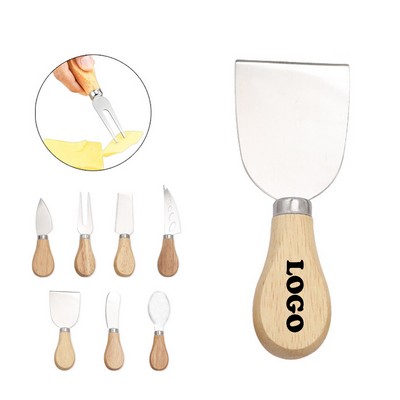 Butter Cheese Spatula With Wooden Handle