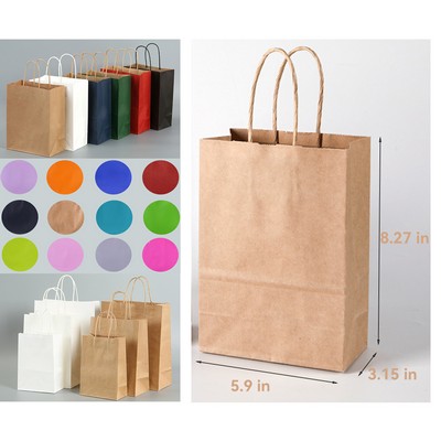 Natural Kraft Paper Shopper Tote Bag