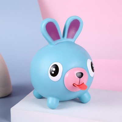 Rabbit Stress Ball with Tongue