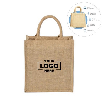 Eco-Friendly Laminated Jute Shopping Tote