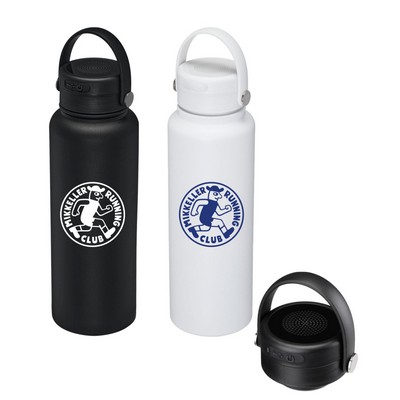 40oz SS Double Wall Vacuum Wireless Bluetooth Bottle