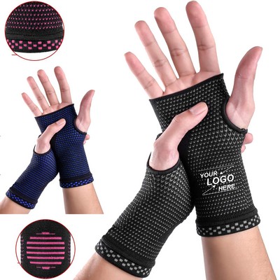 Wrist Compression Sleeves with Built-in Pockets